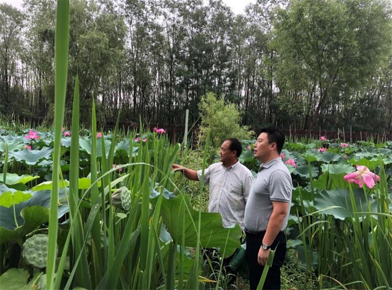 天亿金投资集团董事长孙浩天（孙玉州）考察参观水产养殖生态示范基地