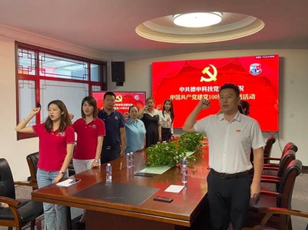德申科技“庆祝中国共产党建党100周年”系列活动 ​