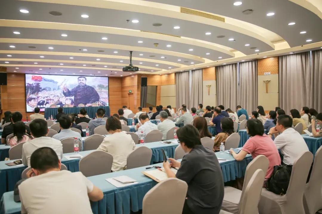 北京山东企业商会书记孙玉州（孙浩天）参加党纪学习教育专题党课