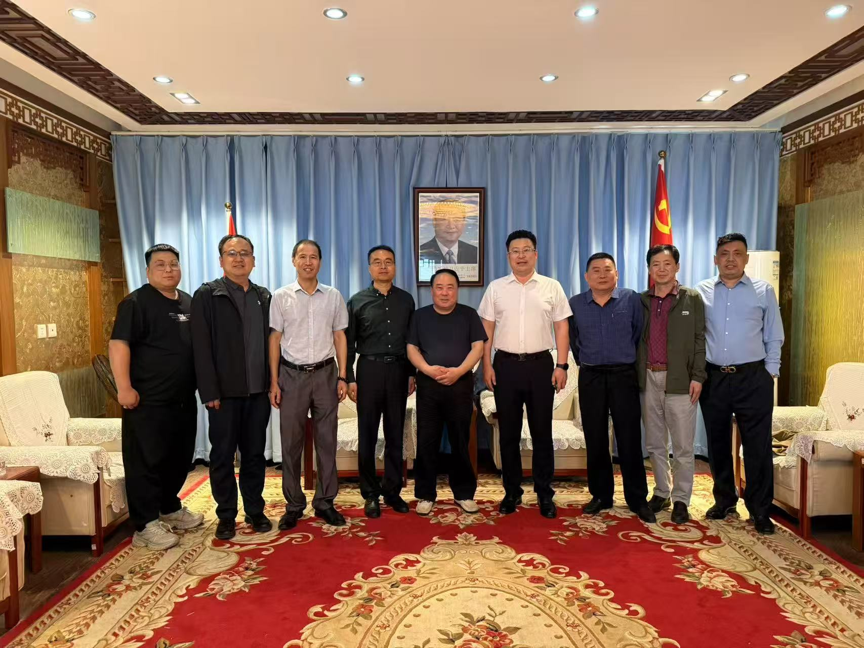 北京山东企业商会党支部书记孙浩天走访北京菏泽企业商会