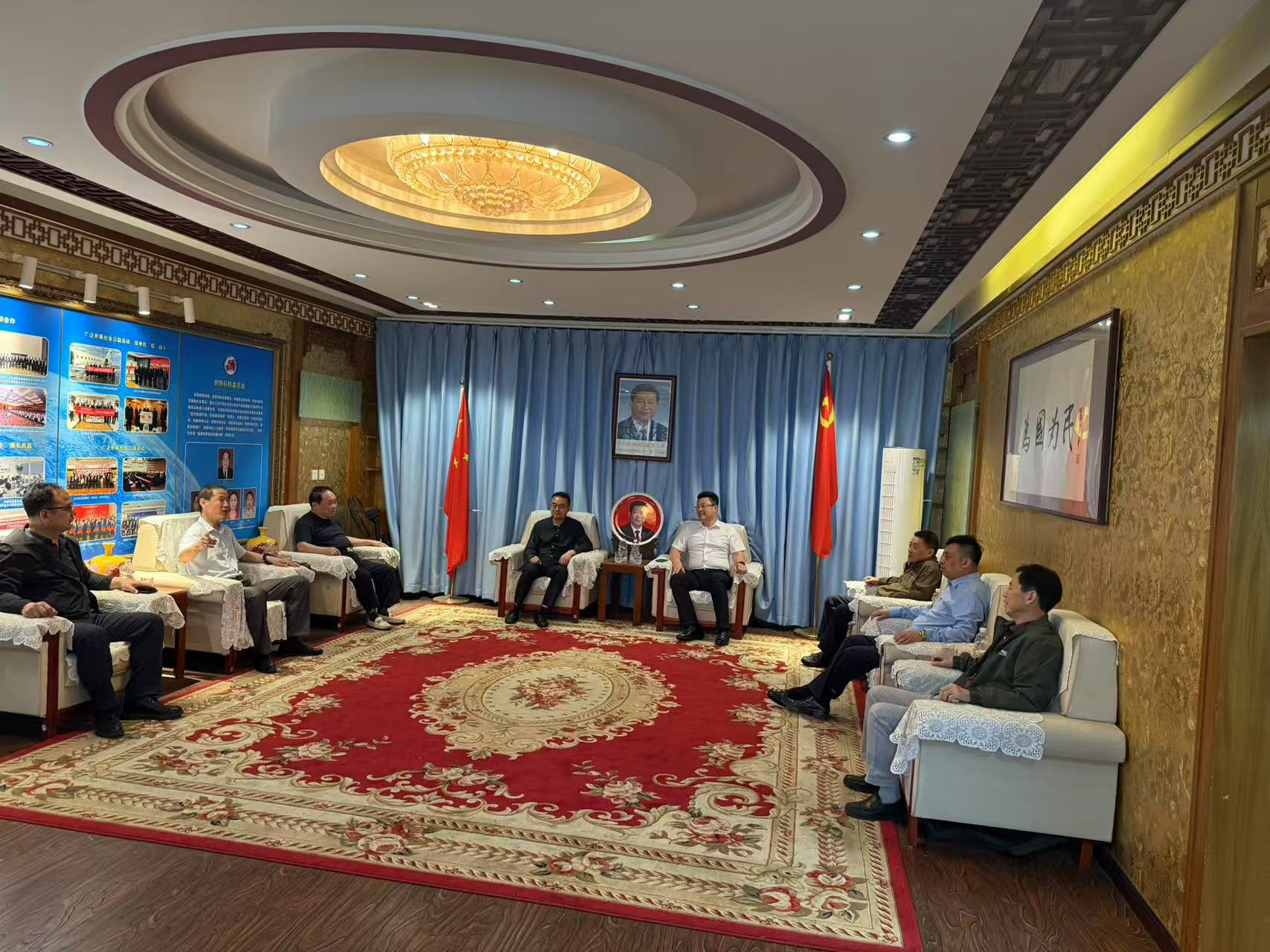 北京山东企业商会书记走访调研北京菏泽企业商会